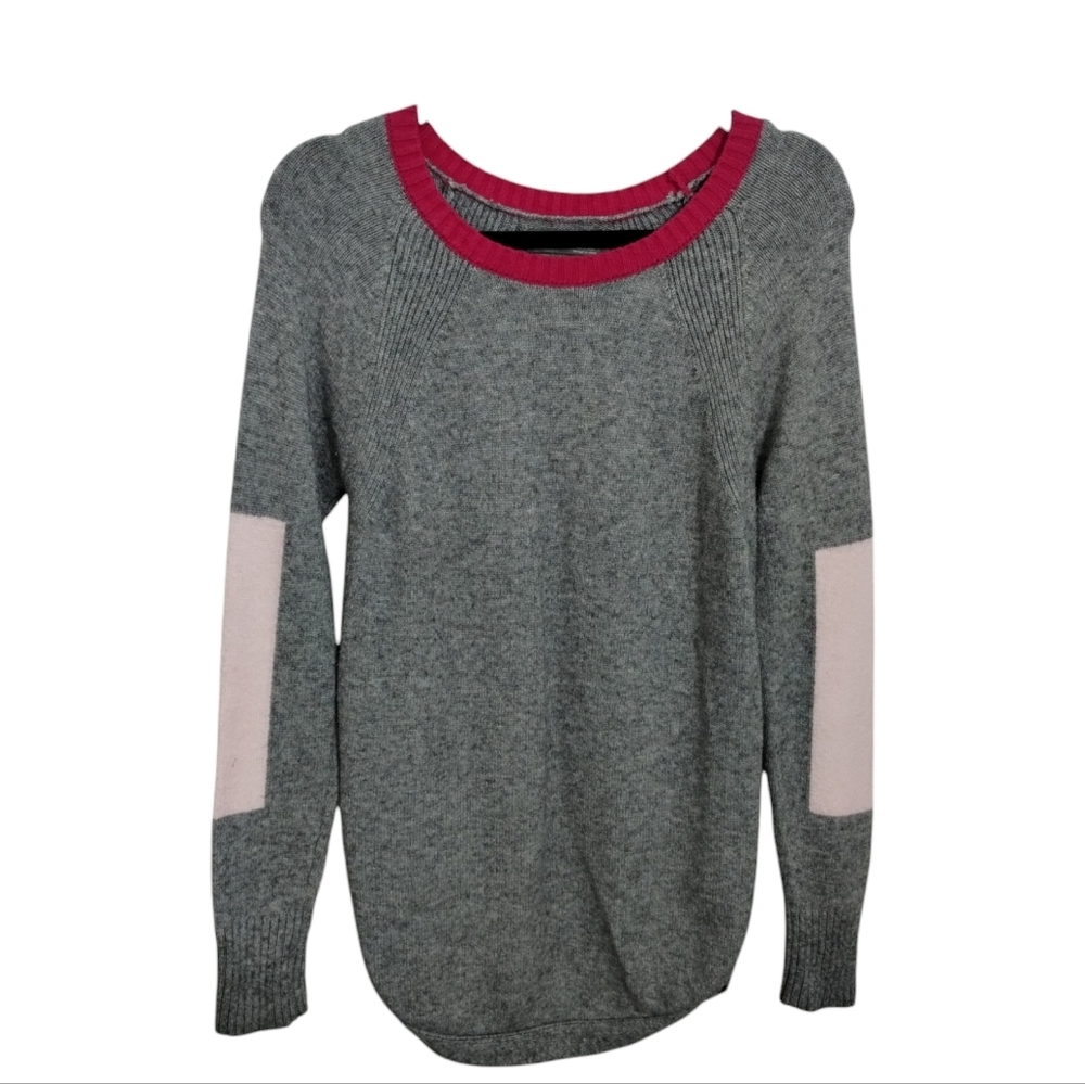 Anthropologie Womens Rebekah Viscose Tunic Color Block Sweater size S Grungecore - Picture 2 of 12